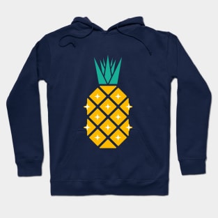 Disco Pineapple in Sky Blue by Suzie London Hoodie